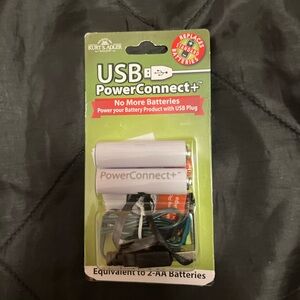 USB PowerConnect+ Battery Adapter - White- new
